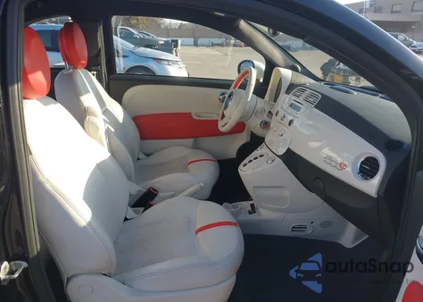 2015 Fiat 500E Battery Electric z USA, uszkodzony, nr VIN 3C3CFFGE3FT603363